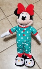 Disney Holiday Pajamas Minnie Mouse 19 Inch Greeter Plush
