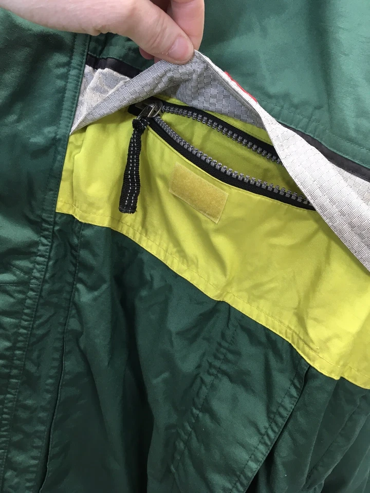 Y2K Vintage Nordica Windbreaker Coat Men Medium Ski Retro 80s 90s Waterproof - Image 4 of 4