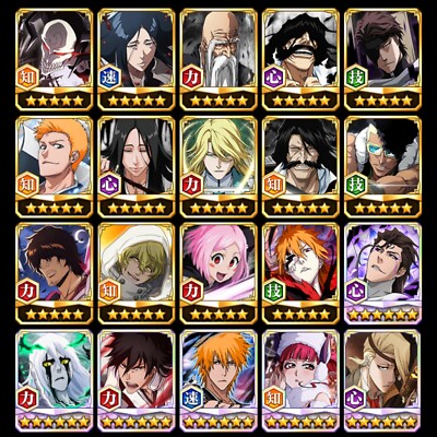 Bleach Brave Souls BEST *100% FRESH* TYBW Yachiru White Yamamoto Aizen Yhwach +