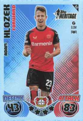 Topps Match Attax 2024/2025 24/25 Adam Hlozek Heritage Bayer 04 Leverkusen #454