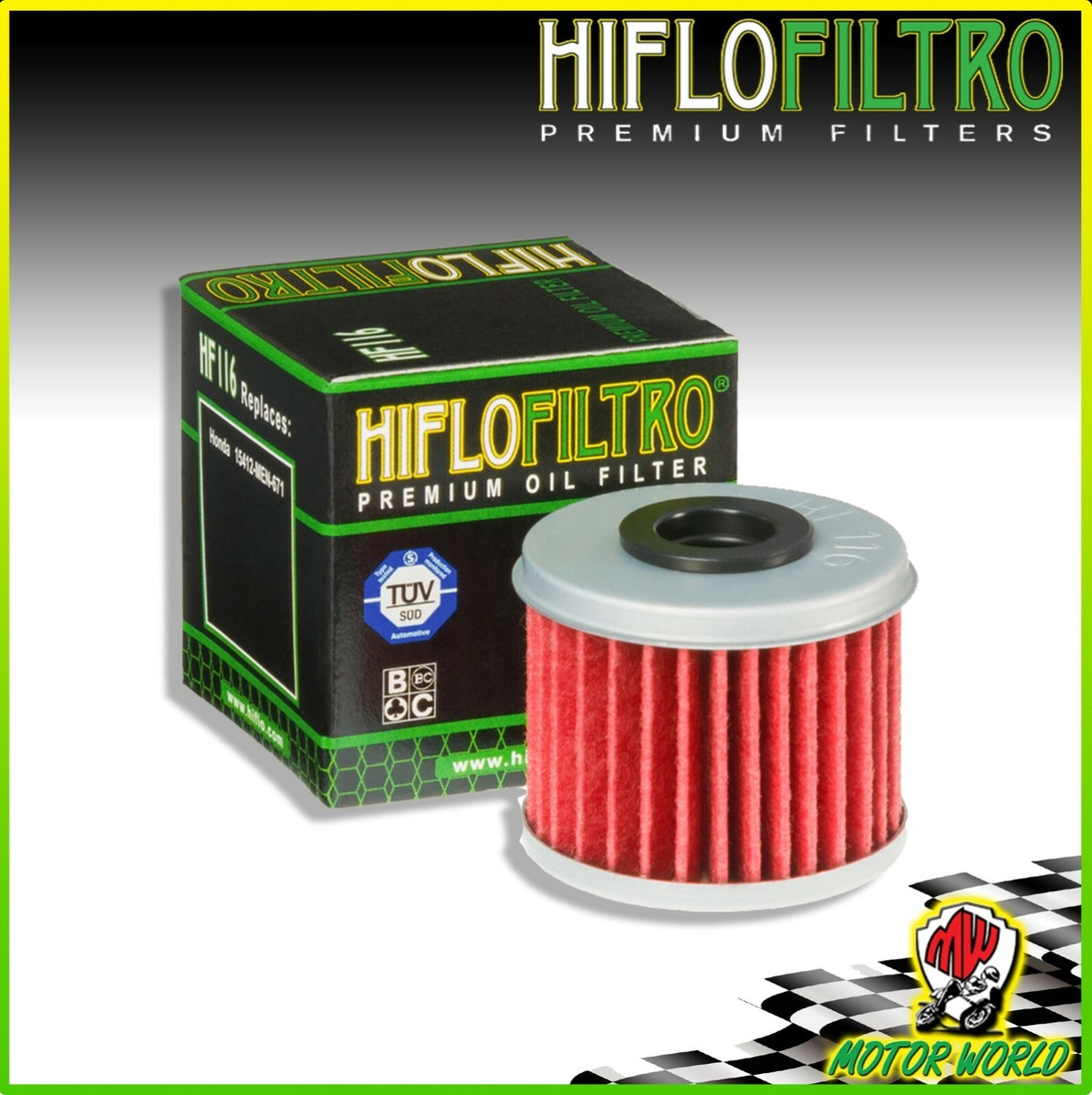 Heizölfilter HF116 KN116 Für Dirt Bike Motorrad ATV CRF150F