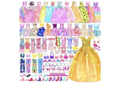  Bymore 85piece Doll Clothes And Accessories For  12inch Dolls