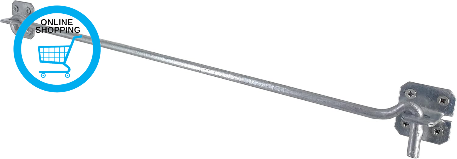 ® Extra Long Cabin Hook 600Mm (24""), Gate Hook and Eye Latch Lock, Heavy Duty Do