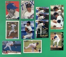 (x34) Nolan Ryan HOF 34-Card Lot Assorted 89-95 (Topps, Upper Deck, Studio, etc)