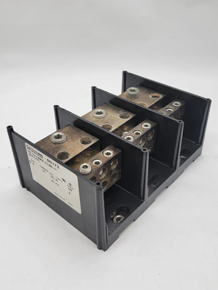 Ferraz Shawmut 69173 Wire Distribution Block 3P 600V CU9AL PDB - Image 4 of 4