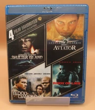 Leonardo DiCaprio: 4 Film Favorites (Blu-ray, 4-Disc Set) Shutter Aviator Blood