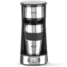 Kaffeemaschine Single 1 Tasse Thermobecher Filter Maschine Kaffeeautomat BEEM