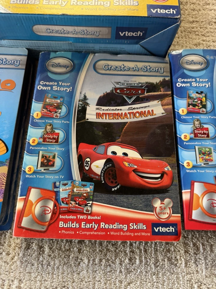 Disney Tigger and Pooh Vtech - Create-A-Story With 4 Games - Image 4 of 4