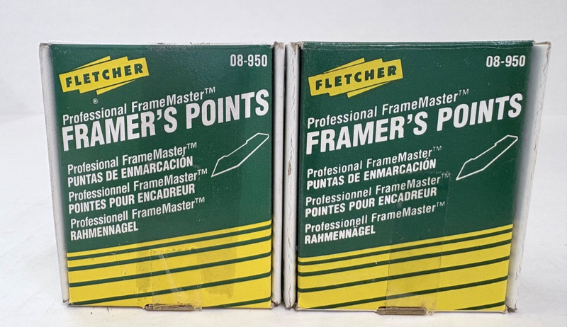 Fletcher Professional FrameMaster  Framers Points 08-950  2 Boxes Of 3000 Each