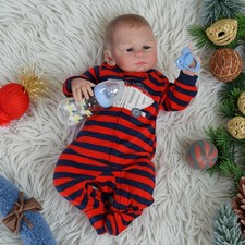 Handmade Real Reborn Baby Dolls Lifelike Newborn Boy Realistic Doll Xmas Gift US