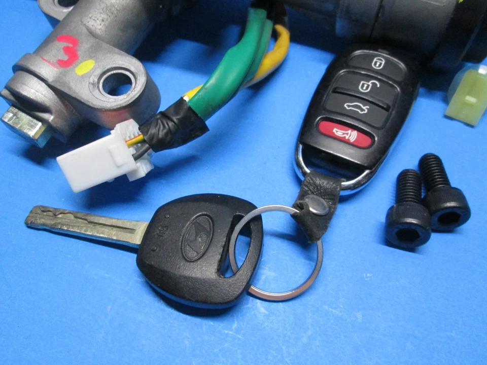 Interruptor de encendido Hyundai Azera 2006-2011 cilindro de bloqueo 1 llave 1 mando 819103L010 OEM Foto 4 de 4