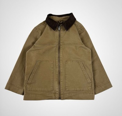 Gap Kids Utility Field Barn Brown Jacket Boys Size XS 4-5