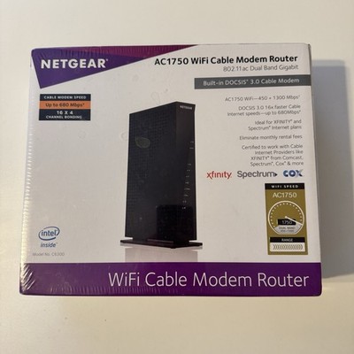 NETGEAR Wireless Router Cable Modem WIFI AC1750 DUAL BANDS *NEW*
