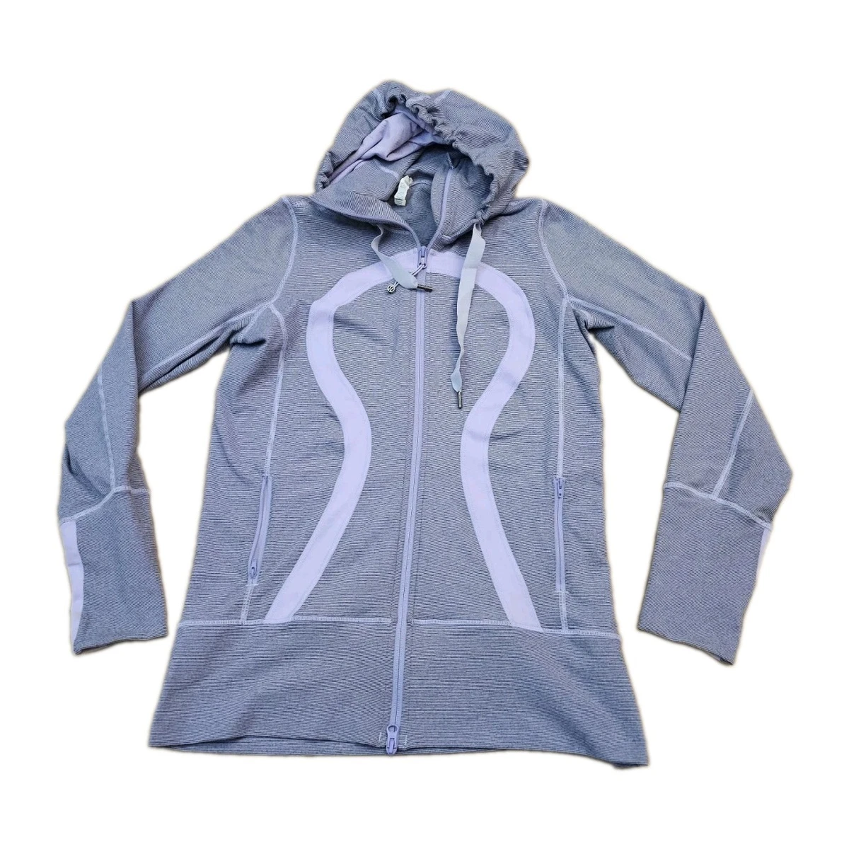 Lululemon Purple Striped Activewear Jackets for Women | Updated