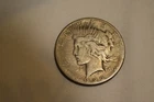 1922-S SILVER DOLLAR COIN, 90% SILVER IN WORN CIRCULATED CONDITION