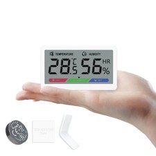 Digital Hygrometer Indoor Thermometer: High Accuracy Room Humidity Monitor wi...
