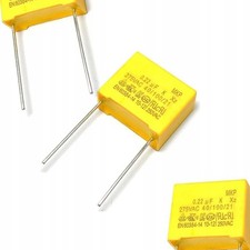 Kondensator 0,22uF 310V AC Polypropylen metallisiert 15mm -40/+110