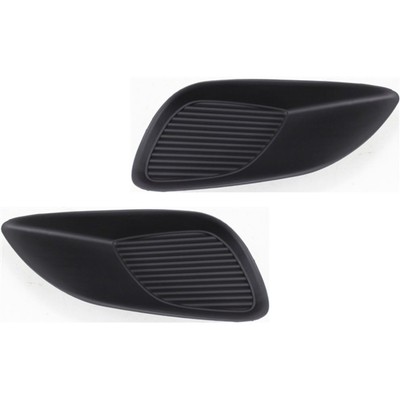 Fog Light Covers Set For 2007-2012 Toyota Yaris Sedan Driver and Passenger Side