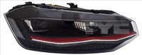 Hauptscheinwerfer TYC 20-19211-16-2 FüR VW Polo 6 AW1 BZ1 AE1 Mpi TGI TSI TDI