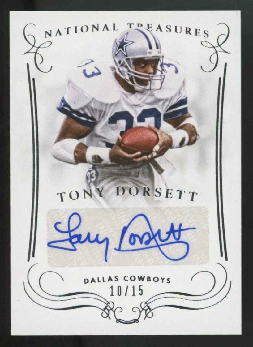 Tony Dorsett Football Sports Trading Card Singles Serial Numbered