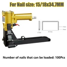 34.7mm Pneumatic Packing Machine &ndash; Carton Box Stapler Nail Gun Sealer