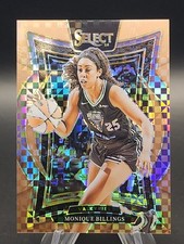 2025 Panini Select WNBA Monique Billings #33 Bronze Checker Prizm /49
