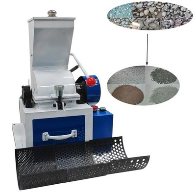 220V Small Hammer Rock Crusher Wet Coal Crushing Machine with 3/6/10mm Screens