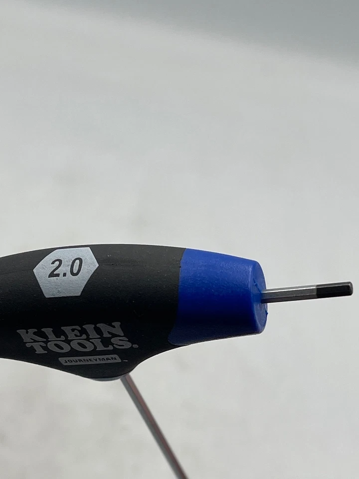 Klein Tools T-Handle Hex Key 2.0mm Journeyman Extra Long Metric Shaft 10in - Image 3 of 4
