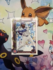 2025 Topps Holiday - Kevin Alcantara #H109 Holiday Variation Back (RC)