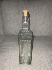 Decorative Glass Square Bottle with Cork - Clear, 12 x 3 Pretty House Design