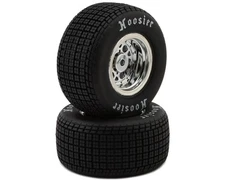 Losi 22S Sprint Rear Pre-Mounted Hoosier Tires (Chrome) (2)