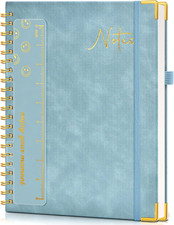 Hardcover Spiral Notebook Journal 8.5  X 11  , A4 Large Leather Notebooks for Wom