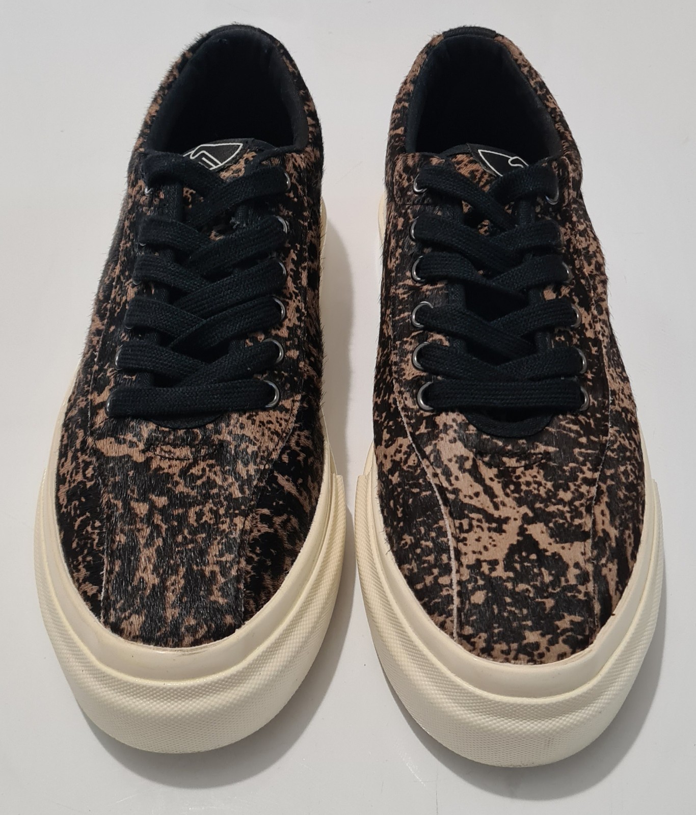 Sneakers Stephen Works Club Dellow Pony Hair marrone nero taglia uk 7 eu 41