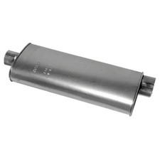 Quiet-flow Ss Direct Fit Exhaust Muffler 3 Inlet Id 3 Outlet Id 21054 Quiet-flow Ss Direct Fit Exhaust Muffler 3 Inlet Id 3 Outlet Id 21054
