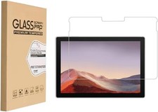 Tempered Glass Screen Protector for Microsoft Surface Pro 7 Plus/7/6/5/4, Anti S