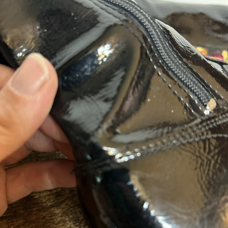 Vintage 1960s Gogo Boots Beautiful Embroidery  Sz 8 like 7-7.5 See  New Photos - Image 3 of 4