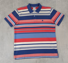 Brooks Brothers Polo Shirt Striped Performance Slim Fit Short Sleeve Men Large