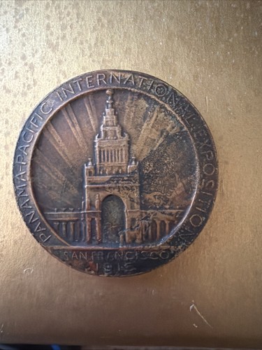 PPIE 1915 Panama Pacific Exposition Award Medal Faithful Services San Francisco