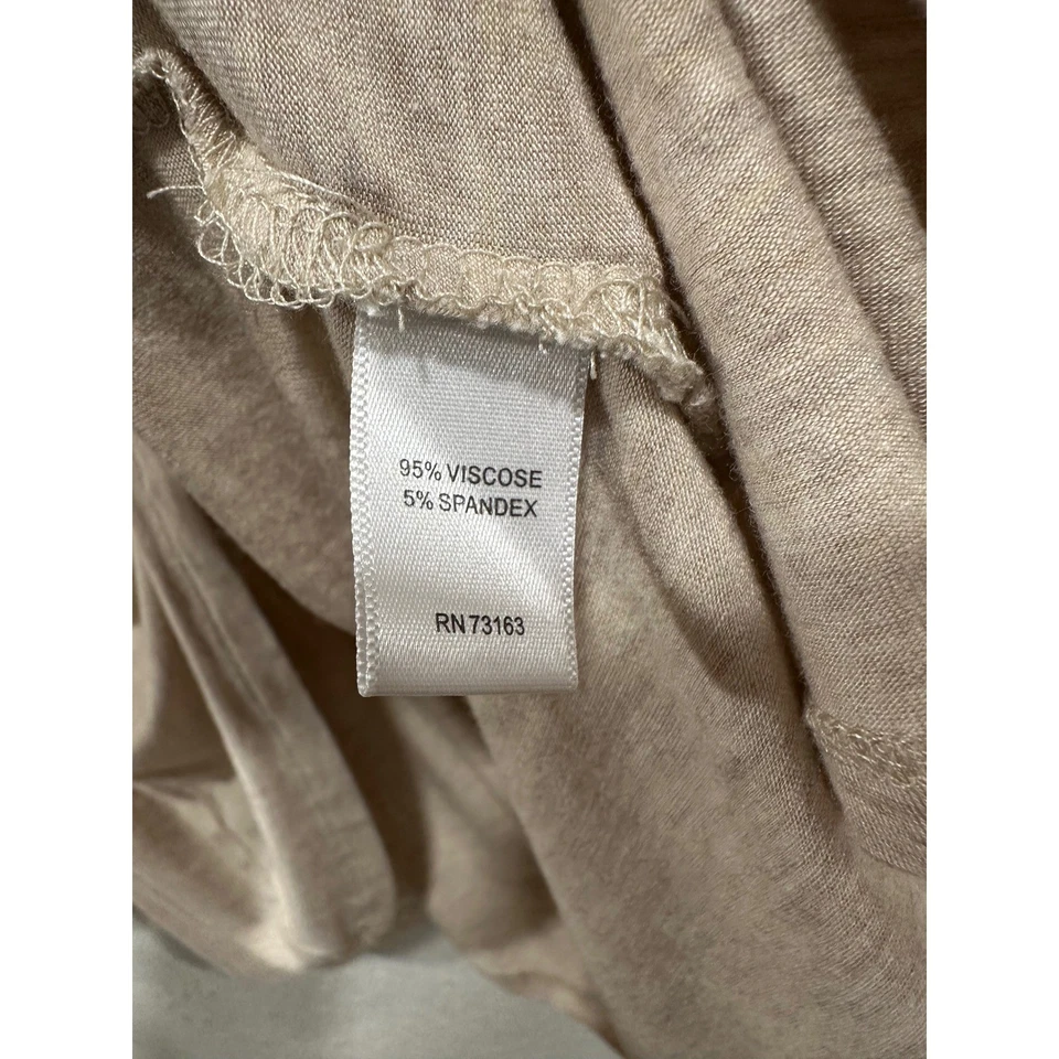 Cupio 女式长袖上衣,L 码,米色基本款束腰衬衫 — 第 4/4 张图片