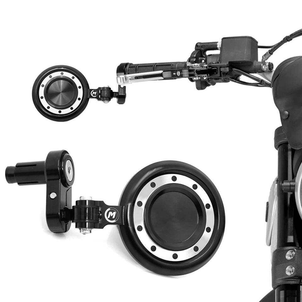 Espejos retrovisores de extremo de barra CNC universales - para Ducati Hypermotard, Diavel, Multistrada Foto 4 de 4