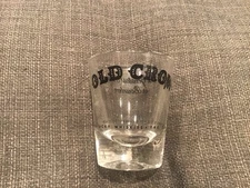 Vintage Old Crow Whiskey Shot Glass - OLD CROW - The GREATEST Name in Bourbon