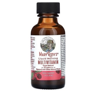 Liquid Morning Multivitamin Raspberry, 1 fl oz (30 ml) New