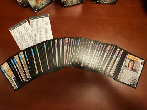Set of 4 The X-Files Card Game 60-Card Starter Deck Complete W/Extras - Picture 7 of 8
