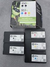 HP 950XL 951XL Ink Cartridges 5-Pk Genuine OEM OfficeJet Pro 8600 Open Box 2026