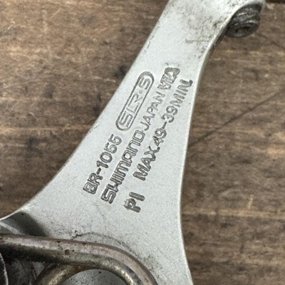 ファビビページ Vintage Shimano 105 BR-1055 Caliper Brake Set 39-49mm Reach Silver