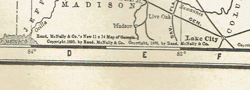 Dated 1902 Antique Color Maps of Georgia and South Carolina - Image 4 of 4