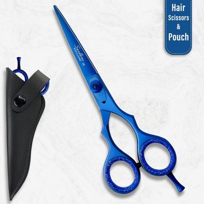 Friseurschere Friseur Haarschneide rasiermesserscharfe Klingen + Vorratsetui