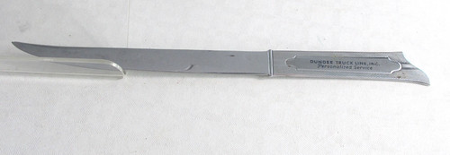 Vintage DUNDEE TRUCK LINE INC. ( Toledo Oh) Advertising Letter Opener Trucking