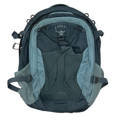 Osprey Nova Blue Hydration Day Pack Hiking Camping Backpack