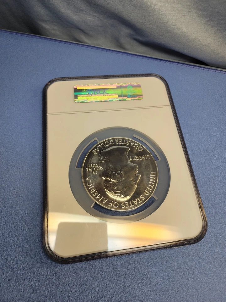 2010 5oz Silver 25C Mount Hood Quarter NGC MS 69 - Image 4 of 4